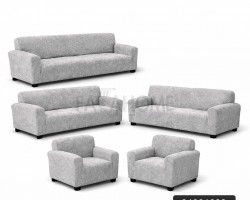 طقم وجه - كفر كنب تلبيس كامل 3-2-2-1-1 مخمل بدون تنوره 9 مقاعد مصري 