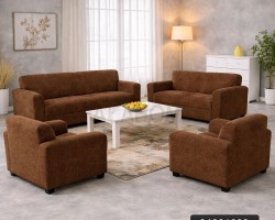 طقم وجه - كفر كنب تلبيس كامل 3-2-2-1-1 مخمل بدون تنوره 9 مقاعد مصري 