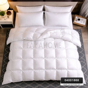 لحاف بوخ ابيض هوليفين مجوز مقاس 200 × 220 سم