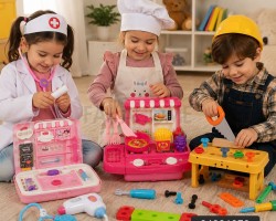 العاب مهن للاطفال تعليمية / دكتور مهندس محامي نجار طبيب