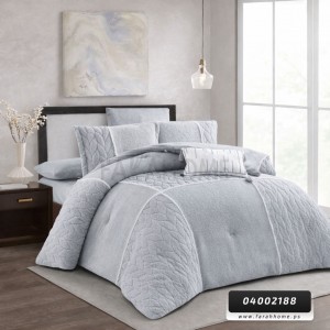 لحاف مجوز شتوي لاين 7 قطع محفر ليزر مربعات Line