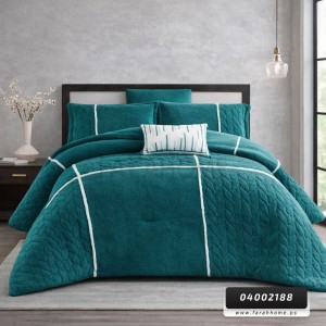 لحاف مجوز شتوي لاين 7 قطع محفر ليزر مربعات Line