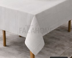 شرشف طاولة كتان مقاس 160×220 سم