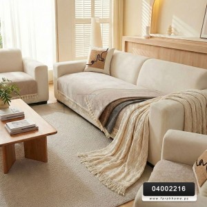 ارضيات كنب كوردروي مخمل محزز 9 مقاعد