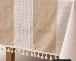 شرشف طاولة سفره صنارة خيش 140 × 180 سم شرشف طاولة سفره صنارة خيش 140 × 180 سم