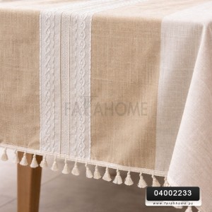 شرشف طاولة سفره صنارة خيش 140 × 180 سم