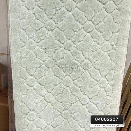 طقم دعسات حمام قطن نافر قطعتين 40×60 + 60×100 سم