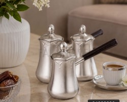 طقم بكارج - غلايات ذهبي / فضي 3 احجام