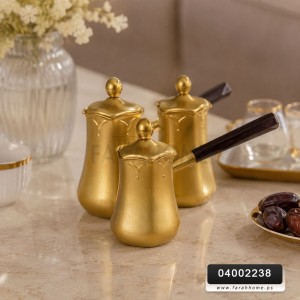 طقم بكارج - غلايات ذهبي / فضي 3 احجام