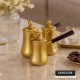 طقم بكارج - غلايات ذهبي / فضي 3 احجام طقم بكارج - غلايات ذهبي / فضي 3 احجام
