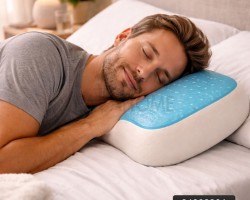 مخدة طبية دريم جل كسحTEMP SMART  مقاس 40 × 60 + 13 سم 