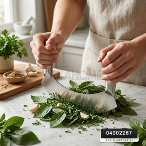 قطاعة فرامة ملوخية يدوية ستانليس