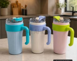 حافظة مياه / ماج بيد مع شملونة 860 ML ستيل ثقيل / ثيرموس