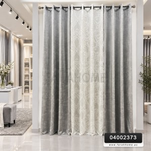 ستائر 3 قطع نسرين سكني فاتح tidy