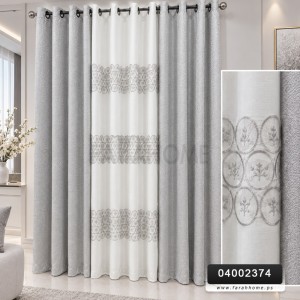 ستائر 3 قطع never سكني فاتح نيفر tidy