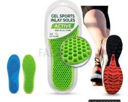 ضبان سيليكون سلكون فوم طبي طبيعي كامل 35-41 GEL SPORTS INLAY SOLES