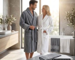 طقم/6 قطع روب حمام مطرزMY ROSENT