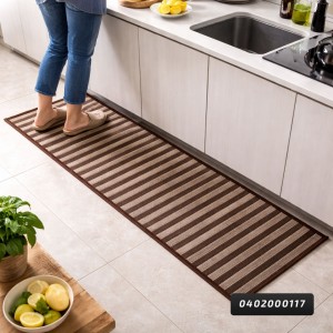 دعسة مطبخ جلد كوردروي محزز ثقيل مقلم عرضي مقاس 50 × 150 سم دعسة مطبخ جلد كوردروي محزز ثقيل مقلم عرضي مقاس 50 × 150 سم