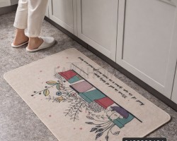 دعسة مطبخ اليجنت 48 × 78 سم بارضية لاصقة غير قابلة للتزحلق