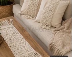 وجه قرنه خيطان صناره مكرمي مقاس 45 × 45 سم وجه قرنه خيطان صناره مكرمي مقاس 45 × 45 سم