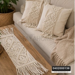 وجه قرنه خيطان صناره مكرمي مقاس 45 × 45 سم وجه قرنه خيطان صناره مكرمي مقاس 45 × 45 سم