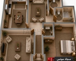 دعسة سجاد مونس ارضية لاصقة 80×150 سم