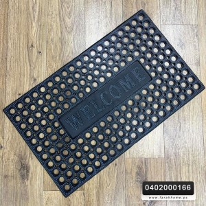 دعسة كوشوك قروش مخرم دوائر جلد ثقيل 60×40 سم دعسة كوشوك قروش مخرم دوائر جلد ثقيل 60×40 سم