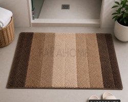  دعسة مدخل / باب حمام كروهات 50 × 80 سم عالي الامتصاص للماء مع طبقة مانعة للتزحلق