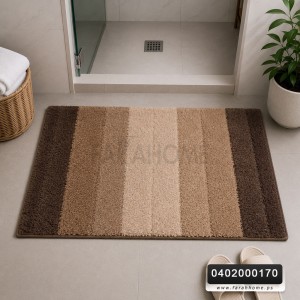  دعسة مدخل / باب حمام كروهات 50 × 80 سم عالي الامتصاص للماء مع طبقة مانعة للتزحلق