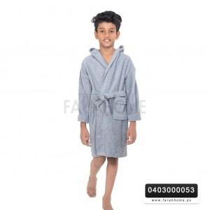 روب حمام اطفال سادة حجم M عمر 15 + 16 سنة