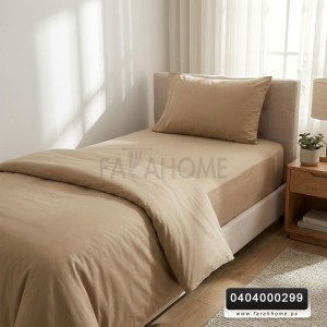 ملف مفرد سادة مايكروفايبر روبنسون قطعتين مقاس 90 × 200 + 25 ووجه مخدة 50 × 70