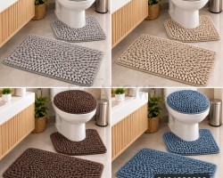 طقم دعسات / دعاسات حمام اسفنج عرض 25 روبنسون