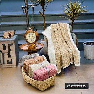 حرام مجوز مقاس 200 × 220 سم كوردروي مبطن فرو ربطه شتوي