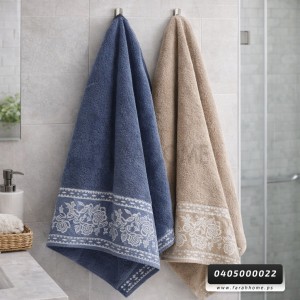 منشفة هندية قطن 100% وزن عالي ثقيل 140×70 سم