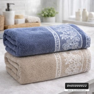 منشفة هندية قطن 100% وزن عالي ثقيل 140×70 سم