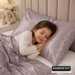 جوز وجه مخدة ستان مقاس 50 × 70 سم (2)