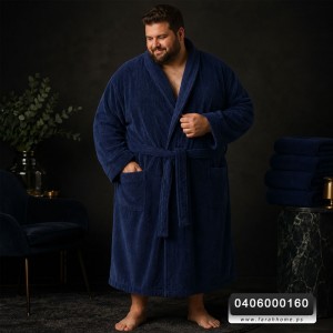 برنص روب حمام كوزي قطن 100%  مقاس 3XL