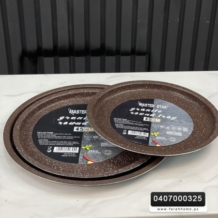 طقم سدور جرانيت ثقيل 3 قطع 40 - 45 - 50 سم