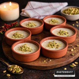 زبادي فخار 6 قطع يستخدم داخل الفرن red pot