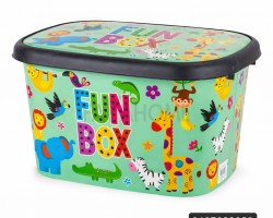 صندوق العاب بلاستيك ديكور 50 لتر كبير جدا حيف عالي