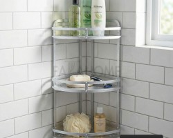 زاوية حمام المنيوم ثقيل 3 رفوف زاوية حمام المنيوم ثقيل 3 رفوف