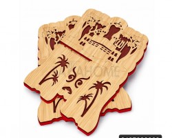 حماله مصحف خشبيه حجم صغير