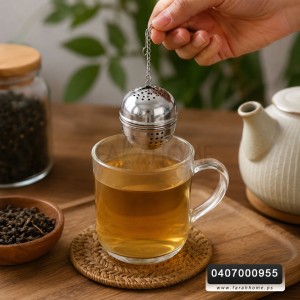 مصفاة بهارات ستانلس معدن مع سنسال