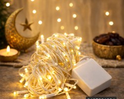 حبل ليد 10 متر اصفر + ملون