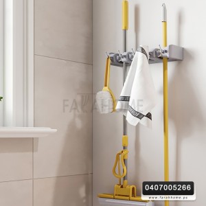 علاقة بلاستيك ضغط 4عين 3 للعصي والمكانس والقشاطات