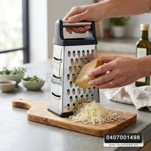 مبشرة ستانلس ستيل مستطيل مع مقبض ستلانلس في الاعلى