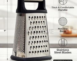 مبشرة ستانلس ستيل مستطيل مع مقبض ستلانلس في الاعلى مبشرة ستانلس ستيل مستطيل مع مقبض ستلانلس في الاعلى