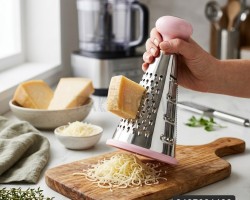 مبشرة ستانلس ستيل محكان مع مقبض ستلانلس في الاعلى