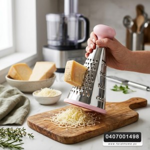 مبشرة ستانلس ستيل محكان مع مقبض ستلانلس في الاعلى