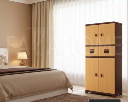 خزانة بلاستيك ثقيل صب بترا اردنية حجم كبير ميكس جارور وابواب